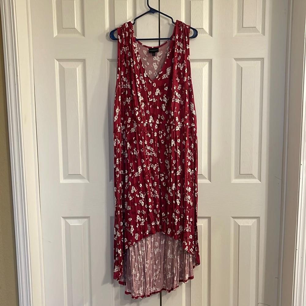 Lane Bryant high low floral print dress